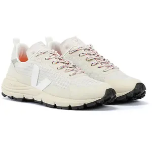 Veja Dekkan Baskets Pour Femmes En Polyester Naturel/Blanc EU 36 pas cher