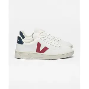 VEJA Veja V-12 Leather White Marsala Nautico - 44 pas cher
