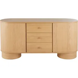 Maisons du Monde Buffet 3 portes arrondies 3 tiroirs pas cher