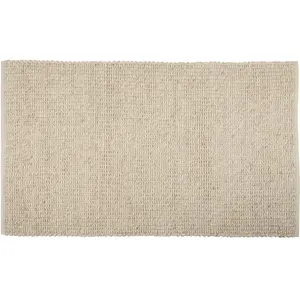 Maisons du Monde Tapis tissé beige 90x150 pas cher