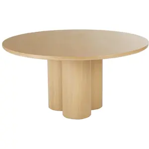 Maisons du Monde Table à manger ronde pied totem 8/10 personnes D150 pas cher