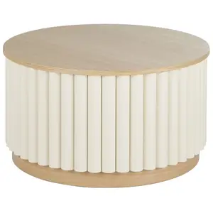 Maisons du Monde Table basse ronde plateau amovible pas cher