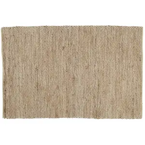 Maisons du Monde Tapis en coton recyclé et jute tissés 160x230 pas cher