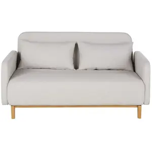 Maisons du Monde Canapé clic-clac 2/3 places beige pas cher