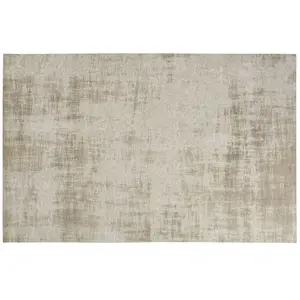 Maisons du Monde Tapis vintage tissé jacquard écru et beige 200x290 pas cher
