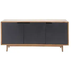 Maisons du Monde Buffet 3 portes en manguier massif et métal pas cher