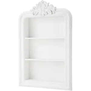 Maisons du Monde Étagère blanche à moulures pas cher