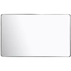 Maisons du Monde Grand miroir rectangulaire en métal noir 165x100 pas cher