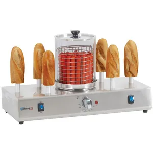 Machine à hot dog 6 plots chauffants - Casselin pas cher