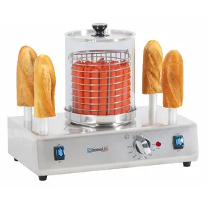Machine à hot dog 4 plots chauffants - Casselin pas cher