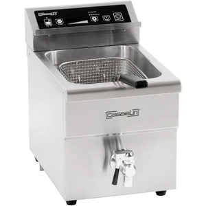 Casselin CFIV8 - Friteuse à induction avec vanne de vidange 8 litresVendu paramazon