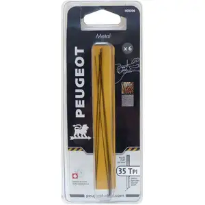Peugeot Psp - Jeu de 6 lames à chantourner 127x0,40x0,85mm Longueur 12... pas cher