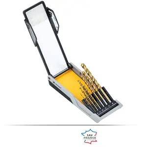 PEUGEOT Coffret de 9 forets metal HSS - 9 pieces - Usage intensif TU pas cher