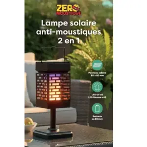 Appareil anti moustique ZEROMOUSTIQUE solaire anti-moustique