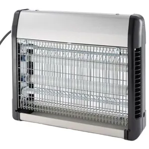 Comparateur de prix : Lampe anti insectes volants Zero moustique 20 W Argent et Noir