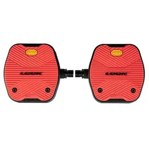 Comparateur de prix : LOOK Cycle GEOCITY GRIP R Pédales vélo plates à grip VIBRAM - Rouges
