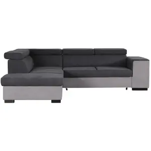 Comparateur de prix : Armstrong Canapé d'angle gauche convertible + coffre 5 places - Tissu ...