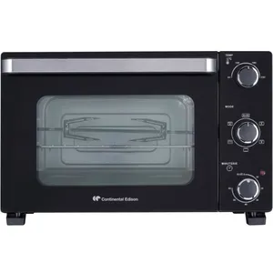 Comparateur de prix : Continental Edison CEMF28B2 - Four électrique - convection - 28 litres - 1500 Watt - noir