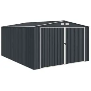 Comparateur de prix : Garage en métal 18,2 m² - Avec kit d'ancrage inclus
