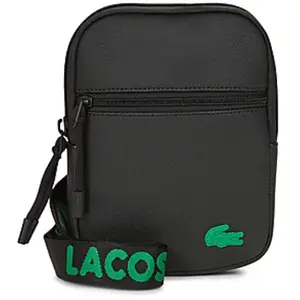 Comparateur de prix : Bandoulière Lacoste Small LCST Slimline Piqué noir vert