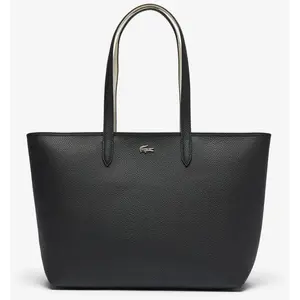 Comparateur de prix : Lacoste Femme Women Shopping Bag Sac à provisions, Noir Farine, Taille Unique