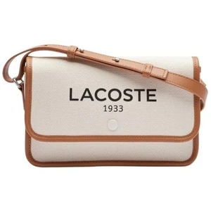 Heritage Canvas Crossover Bag par Lacoste Beige T.U SacsVendu parkaufland