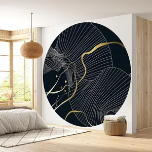 Comparateur de prix : Lumalea Papier peint rond / cercle - Motif botanique 3617689597553 - Diamètre 80 cm