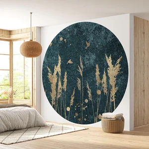 Comparateur de prix : Lumalea Papier peint rond / cercle - Motif botanique 3617689735474 - Diamètre 110 cm