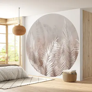 Comparateur de prix : Lumalea Papier peint rond / cercle - Motif botanique 3617689745503 - Diamètre 110 cm
