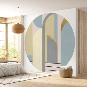 Comparateur de prix : Lumalea Papier peint rond / cercle - Motif géométrique 3617689746210 -...