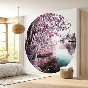 Comparateur de prix : Lumalea Papier peint rond / cercle - Lac 3617689758121 - Diamètre 60 cm