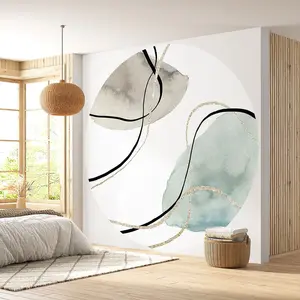 Comparateur de prix : Lumalea Papier peint rond / cercle - Abstrait 3617689754307 - Diamètre 80 cm
