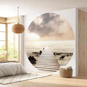 Comparateur de prix : Lumalea Papier peint rond / cercle - Ponton 3617689757315 - Diamètre 90 cm