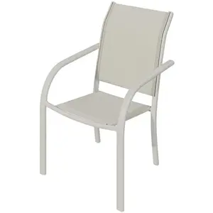 Fauteuil de Jardin aluminium Beige PalmaVendu parcarrefour