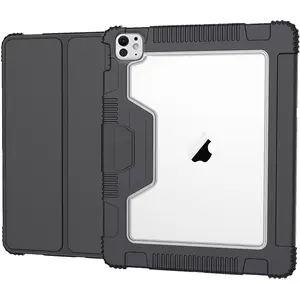 Akashi Etui Folio Renforcé iPad Pro 13" 2024 - Noir pas cher