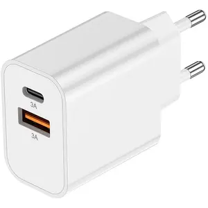 Comparateur de prix : Chargeur Secteur USB-C plus USB 15W Charge Rapide Compact Blanc