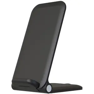 Akashi Chargeur Rapide Sans Fil 15W avec Position Noir