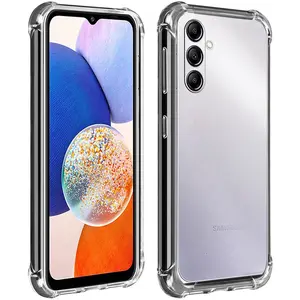 Akashi Coque TPU Angles Renforcés (transparent) - Samsung Galaxy A14 pas cher