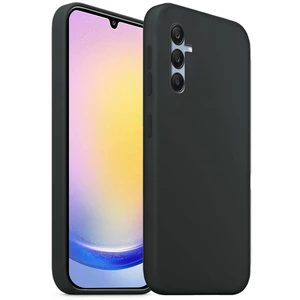 Comparateur de prix : Akashi Coque de protection en silicone noir- Samsung Galaxy A25