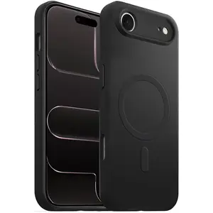 Akashi Coque Silicone MagSafe Noir iPhone Air pas cher