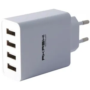 Comparateur de prix : Altadif AKASHI TECHNOLOGY Chargeur Secteur pour Téléphone et Tablette (5A - 4 USB)