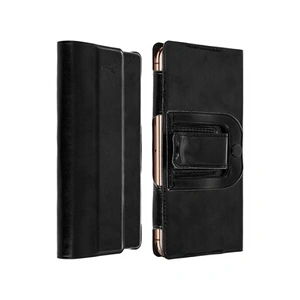 Altadif Akashi - Sac étui pour téléphone portable - synthétique - noir - 5.5" pas cher