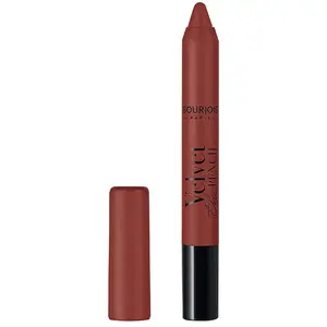 Rouge à lèvres - BOURJOIS - Velvet Le Crayon - 10 Brun De Folie - Mat - 3g pas cher