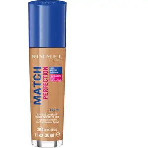 Comparateur de prix : Rimmel London - MATCH PERFECTION Fond de teint 30 ml Marron clair female