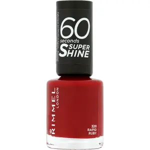 Comparateur de prix : RIMMEL Vernis à ongles 60 Seconds Super Shine - 320 Rapid Ruby