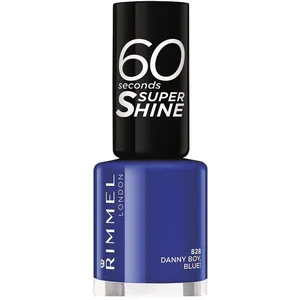 Comparateur de prix : Rimmel 60 Seconds Super Shine Vernis à ongles - 828 Danny Boy, Blue!