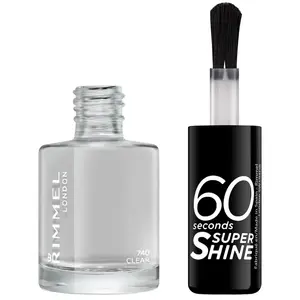 Vernis à ongles - RIMMEL - 60 Seconds Super Shine - Transparent