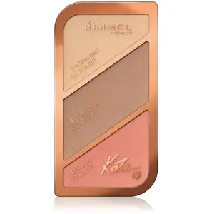 Rimmel Kate Palette de Sculpture, Coral Glow, 18.5 g, Brillant pas cher