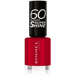 Rimmel 60 Seconds Super Shine vernis à ongles teinte 313 Feisty Red 8 ml
