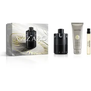 AZZARO Wanted Coffret Eau de Parfum Intense, Gel Cheveux Corps